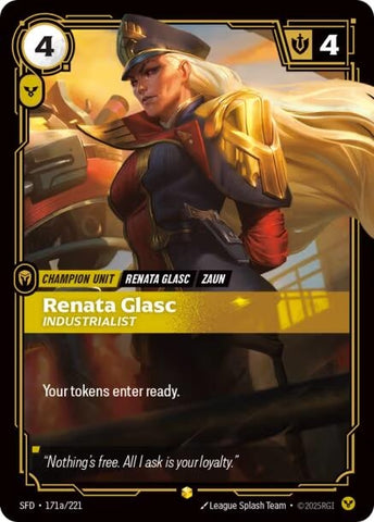 Image for Renata Glasc - Industrialist (Alternate Art) (171a/221) [Spiritforged] - Riftbound: League of Legends Trading Card Game