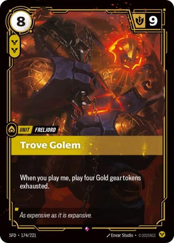 Image for Trove Golem (174/221) [Spiritforged] - Riftbound: League of Legends Trading Card Game
