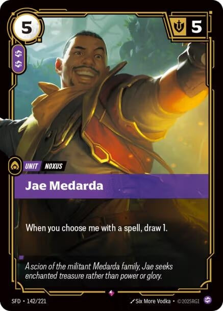 Image for Jae Medarda (142/221) [Spiritforged] - Riftbound: League of Legends Trading Card Game