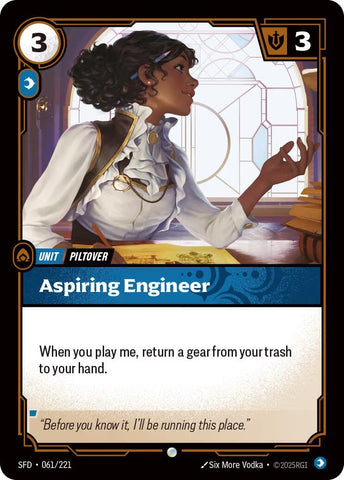 Image for Aspiring Engineer (061/221) [Spiritforged] - Riftbound: League of Legends Trading Card Game