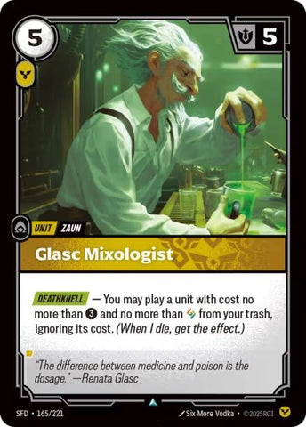Image for Glasc Mixologist (165/221) [Spiritforged] - Riftbound: League of Legends Trading Card Game