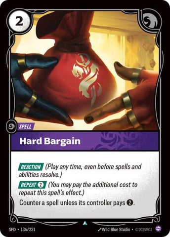 Image for Hard Bargain (136/221) [Spiritforged] - Riftbound: League of Legends Trading Card Game