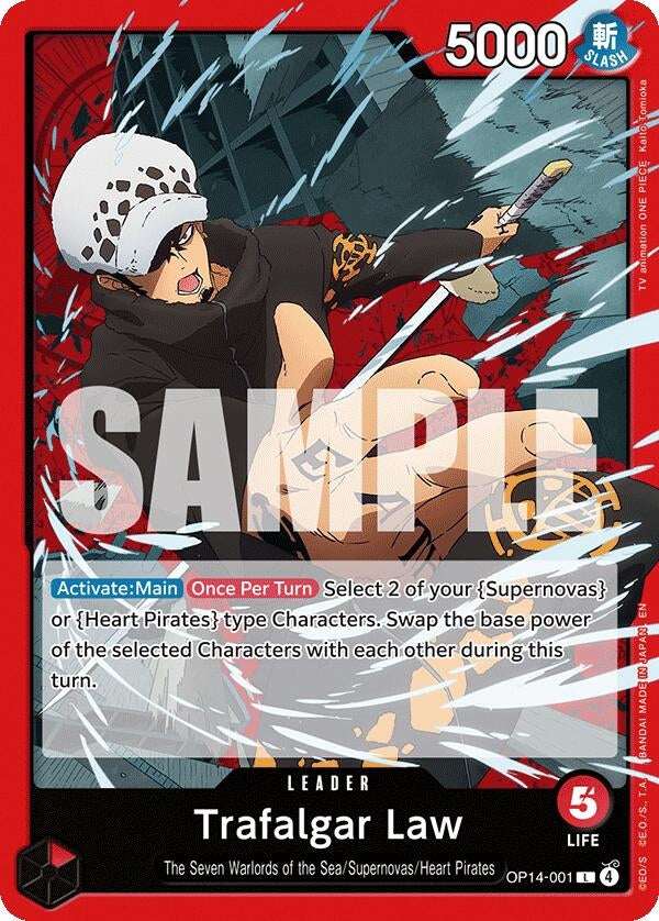 Trafalgar Law (OP14-001) [The Azure Sea's Seven]