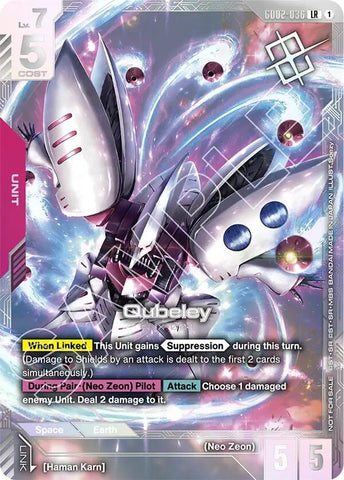 Image for Qubeley (Newtype Challenge 2025 Mission 3) (GD02-036) [Gundam Promotional Cards] - Gundam Card Game