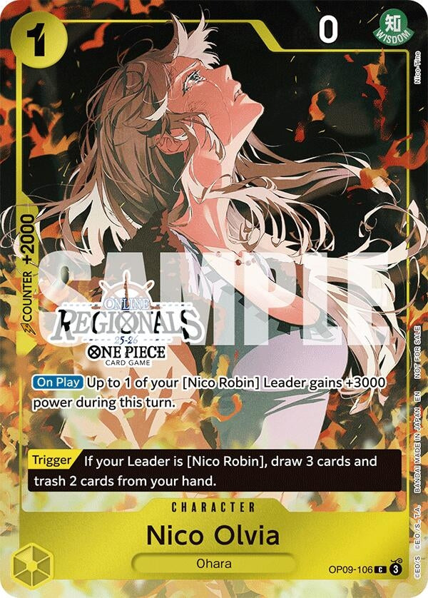 Image for Nico Olvia (Online Regional Participation Pack 2025 Vol.1) (OP09-106) [One Piece Promotion Cards] - One Piece Card Game