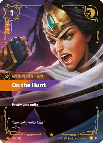 Image for On the Hunt (204/221) [Spiritforged] - Riftbound: League of Legends Trading Card Game