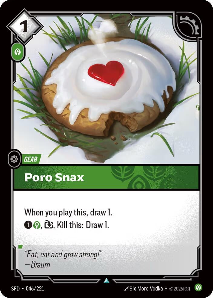 Image for Poro Snax (046/221) [Spiritforged] - Riftbound: League of Legends Trading Card Game