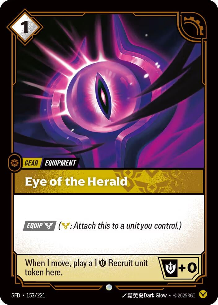 Image for Eye of the Herald (153/221) [Spiritforged] - Riftbound: League of Legends Trading Card Game