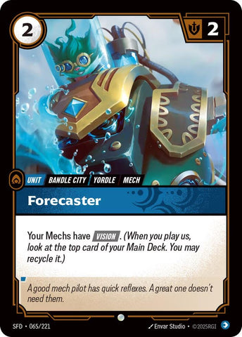 Image for Forecaster (065/221) [Spiritforged] - Riftbound: League of Legends Trading Card Game