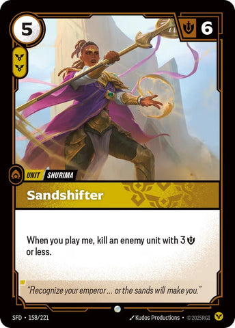 Image for Sandshifter (158/221) [Spiritforged] - Riftbound: League of Legends Trading Card Game