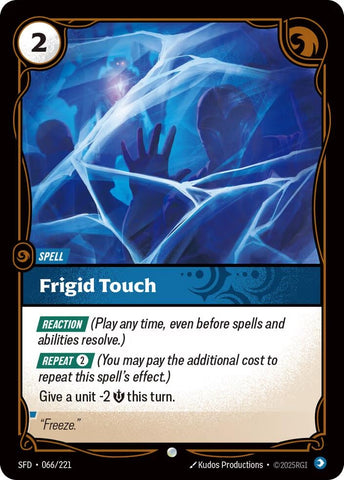 Image for Frigid Touch (066/221) [Spiritforged] - Riftbound: League of Legends Trading Card Game
