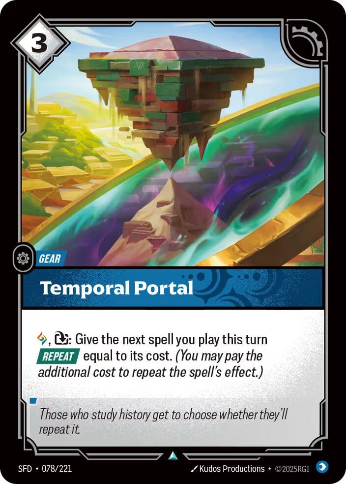 Image for Temporal Portal (078/221) [Spiritforged] - Riftbound: League of Legends Trading Card Game