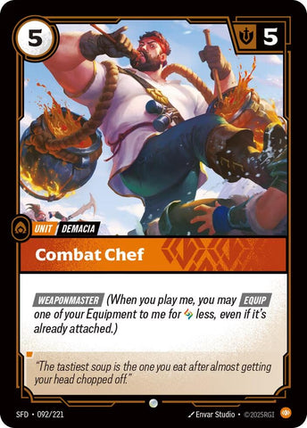 Image for Combat Chef (092/221) [Spiritforged] - Riftbound: League of Legends Trading Card Game