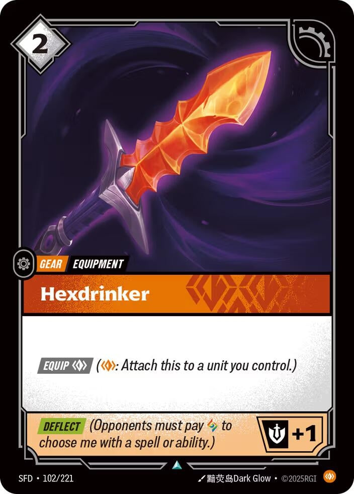 Image for Hexdrinker (102/221) [Spiritforged] - Riftbound: League of Legends Trading Card Game