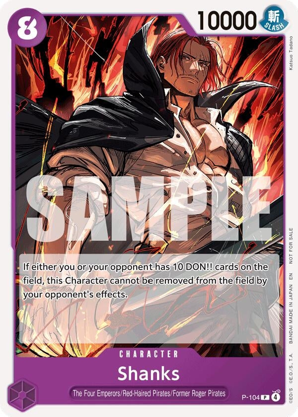 Image for Shanks (Store Tournament 2025 Vol. 4) (P-104) - One Piece Card Game