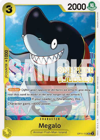 Image for Megalo (Judge Pack Vol. 7) (OP11-112) - One Piece Card Game