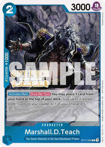 Image for Marshall.D.Teach (Judge Pack Vol. 7) (ST17-005) - One Piece Card Game