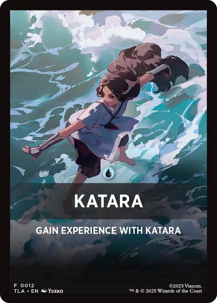 Image for Katara Theme Card (12) [Avatar: The Last Airbender] - Magic: The Gathering