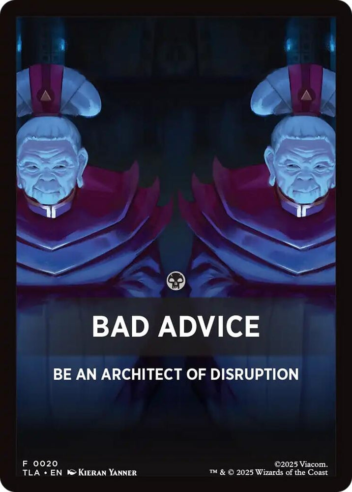 Image for Bad Advice Theme Card (20) [Avatar: The Last Airbender] - Magic: The Gathering