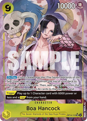 Boa Hancock - OP14-112 (Alternate Art) (OP14-112) [The Azure Sea's Seven]