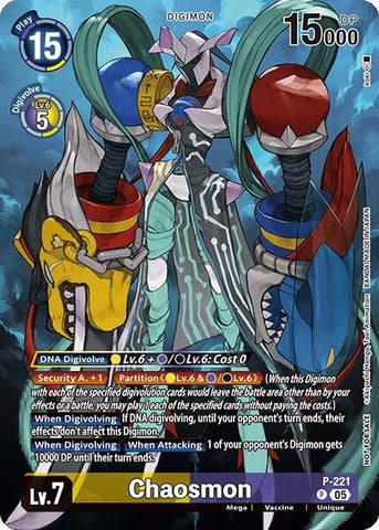 Image for Chaosmon (Time Stranger Box Topper) (P-221 P) [Time Stranger] - Digimon Card Game