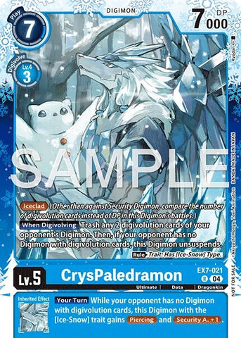 Image for CrysPaledramon (Regulation Battle Vol. 4 Winner) (EX7-021 R) [Digimon LIBERATOR] - Digimon Card Game