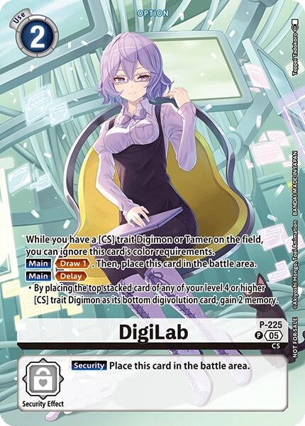 Image for Digilab (Time Stranger Box Topper) (P - 225 P) [Digimon Promotion Cards] - Digimon Card Game