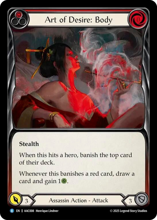 Image for Art of Desire: Body (AAC008) [Armory Deck: Arakni] - Flesh and Blood TCG