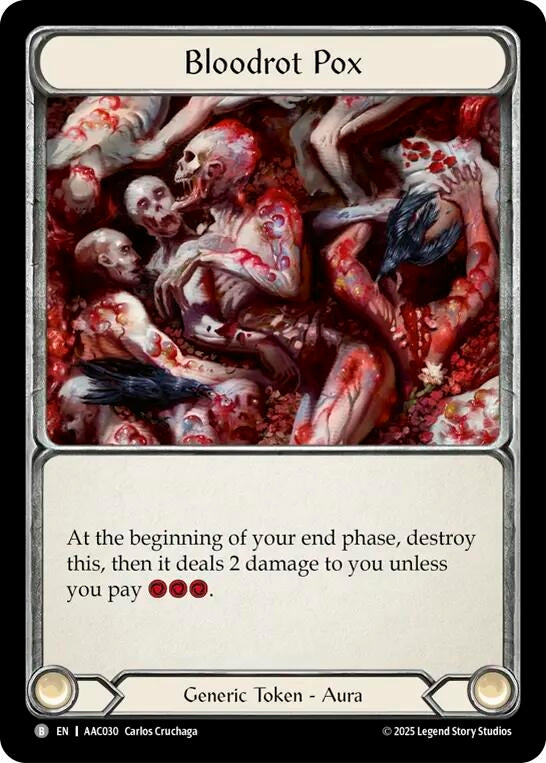 Image for Bloodrot Pox (AAC030) [Armory Deck: Arakni] - Flesh and Blood TCG