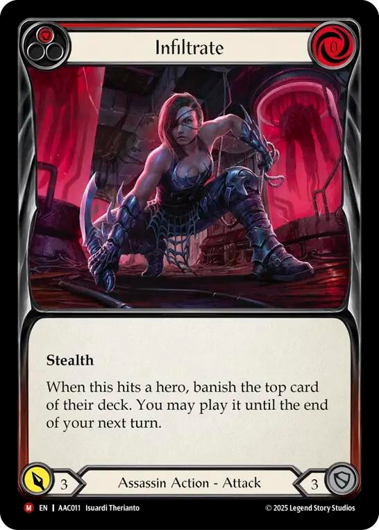 Image for Infiltrate (AAC011) [Armory Deck: Arakni] - Flesh and Blood TCG