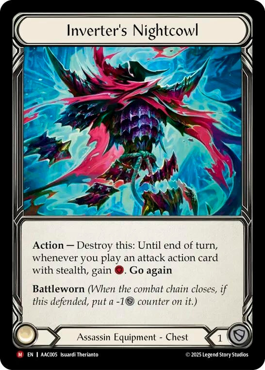 Image for Inverter's Nightcowl (AAC005) [Armory Deck: Arakni] - Flesh and Blood TCG