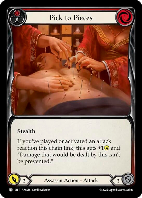 Image for Pick to Pieces (AAC015) [Armory Deck: Arakni] - Flesh and Blood TCG