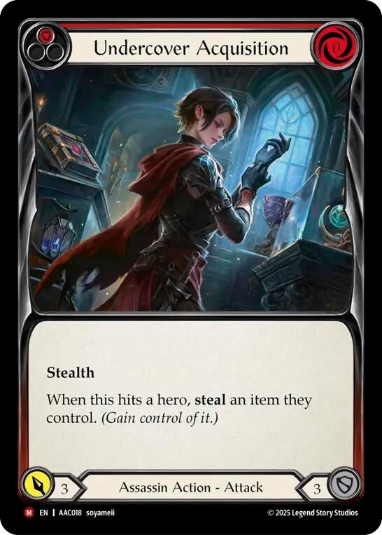 Image for Undercover Acquisition (AAC018) [Armory Deck: Arakni] - Flesh and Blood TCG