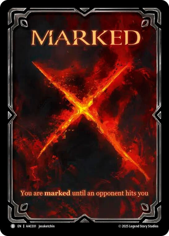 Image for Marked (Extended Art) (AAC031) [Armory Deck: Arakni] - Flesh and Blood TCG