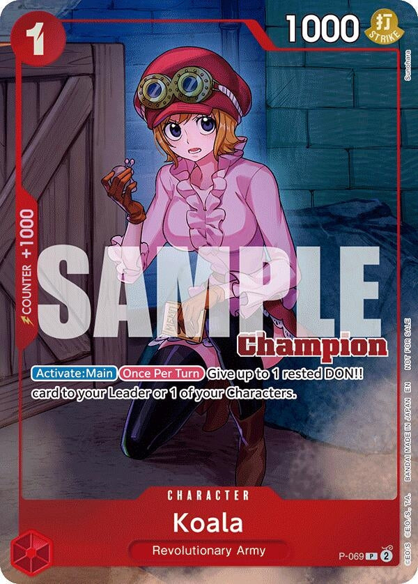 Image for Koala (CS 25-26 Winner Card Set 2) (P-069) [One Piece Promotion Cards] - One Piece Card Game