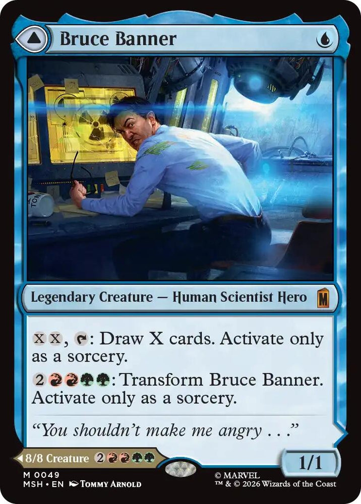 Image for Bruce Banner (49) [Marvel Super Heroes] (MSH) - Magic: The Gathering