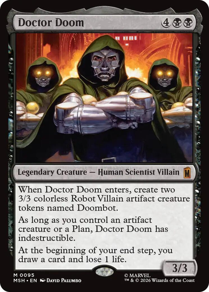 Image for Doctor Doom (95) [Marvel Super Heroes] (MSH) - Magic: The Gathering
