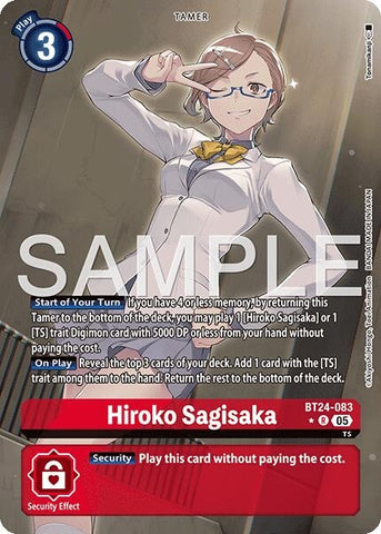 Hiroko Sagisaka (Alternate Art) (BT24-083 R) [Time Stranger]