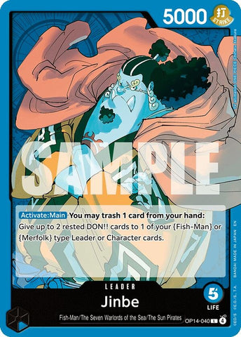 Jinbe - OP14-040 (OP14-040) [The Azure Sea's Seven]