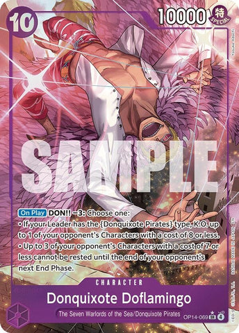 Donquixhote Doflamingo - OP14-069 (Alternate Art) (OP14-069) [The Azure Sea's Seven]