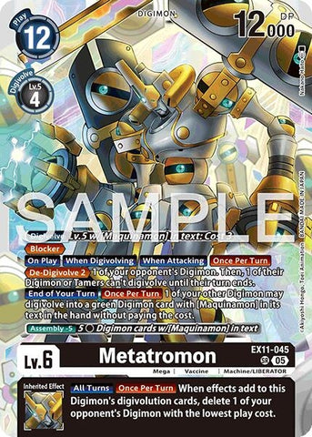 Image for Metatromon (EX11-045 SR) [Dawn of Liberator] - Digimon Card Game