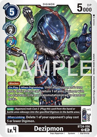 Image for Dezipmon (BT24-056 R) [Time Stranger] - Digimon Card Game