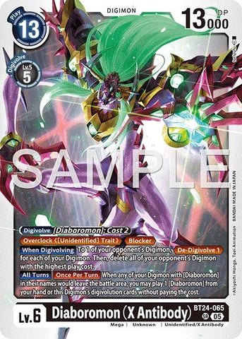 Diaboromon (X Antibody) (BT24-065 SR) [Time Stranger]