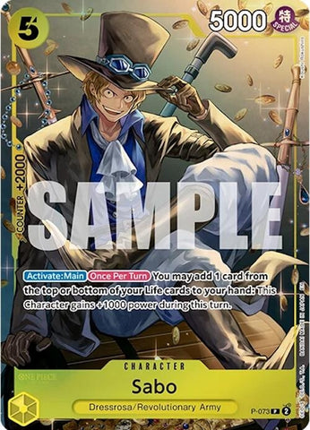 Image for Sabo (Tin Pack Set Vol. 2) (P-073) [One Piece Promotion Cards] - One Piece Card Game