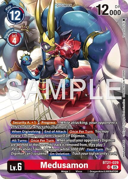 Image for Medusamon (2026 Dash Pack Campaign) (Alternate Art - Japanese) (BT21-029 SR) [World Convergence] - Digimon Card Game
