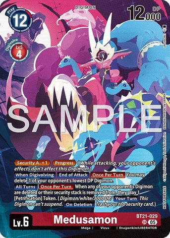 Image for Medusamon (2026 Dash Pack Campaign) (Alternate Art - Chinese) (BT21-029 SR) [World Convergence] - Digimon Card Game