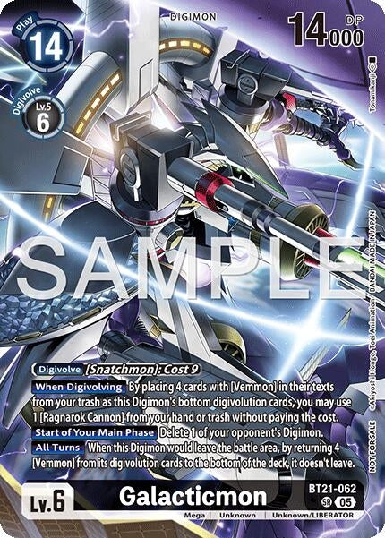 Image for Galacticmon (2026 Dash Pack Campaign) (Alternate Art - Japanese) (BT21-062) [World Convergence] - Digimon Card Game