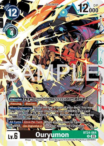Image for Ouryumon (BT24-064 R) [Time Stranger] - Digimon Card Game
