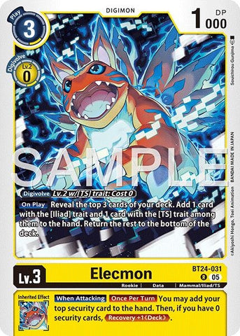 Elecmon (BT24-031 R) [Time Stranger]