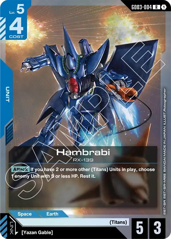 Image for Hambrabi (GD03-004) [Steel Requiem] - Gundam Card Game